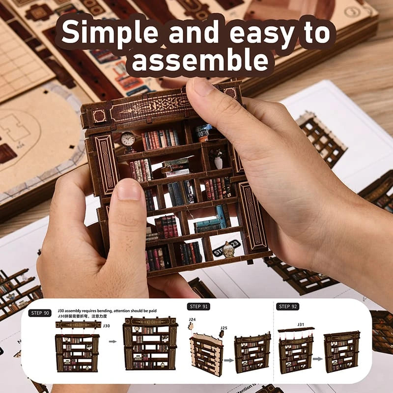 Dreamy Library Miniature Model